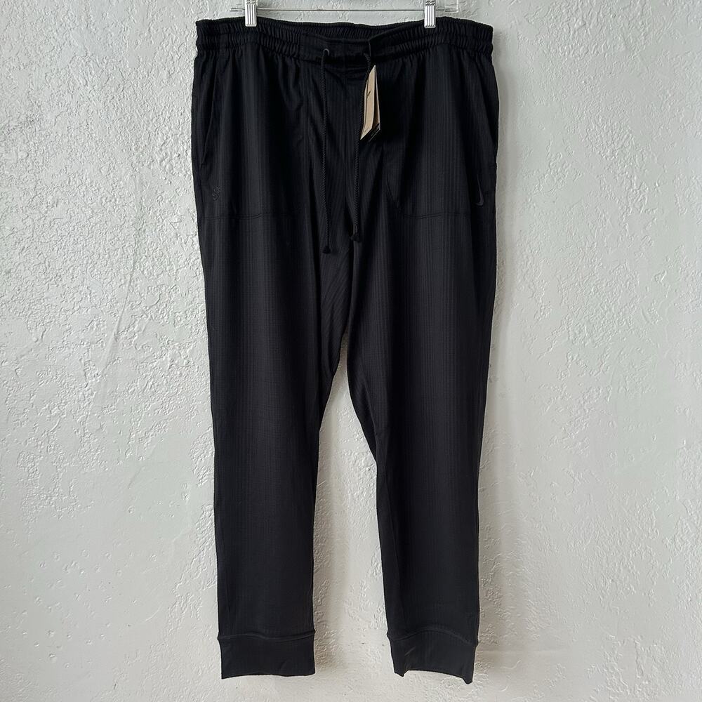 Nike Yoga Dri-Fit Lightweight Black Jogger Athletic Pants Men’s XXL FB7782 NWT